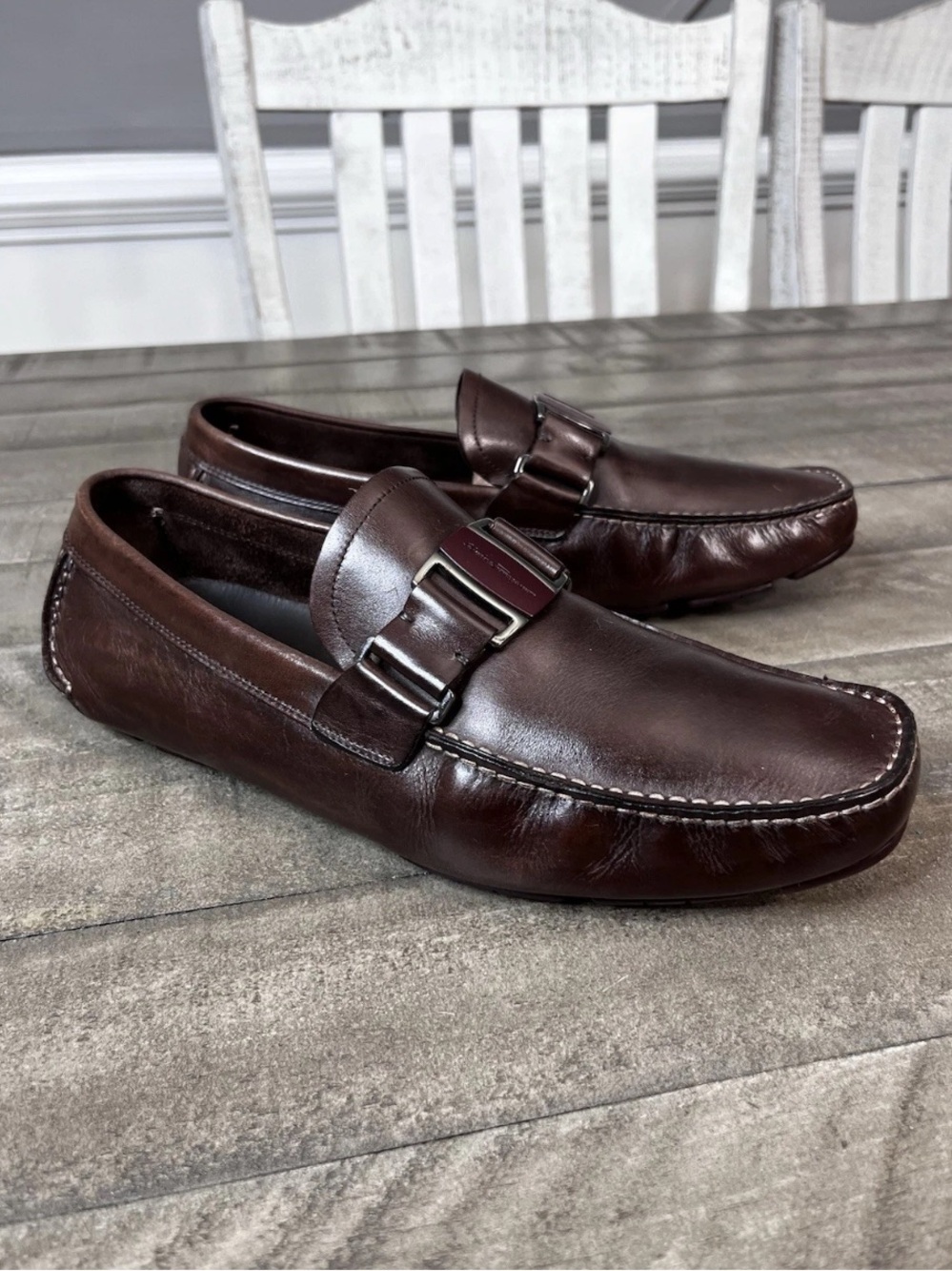 Salvatore Ferragamo
Sardegna Driving Shoes
Loafer Dark Brown Size 9.5